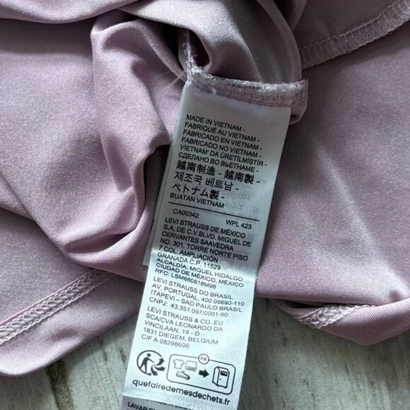 🔥 Levi’s Women’s Mammoth Second Skin Top – Dusty Pink, Fitted, Size XL - Picture 9 of 11